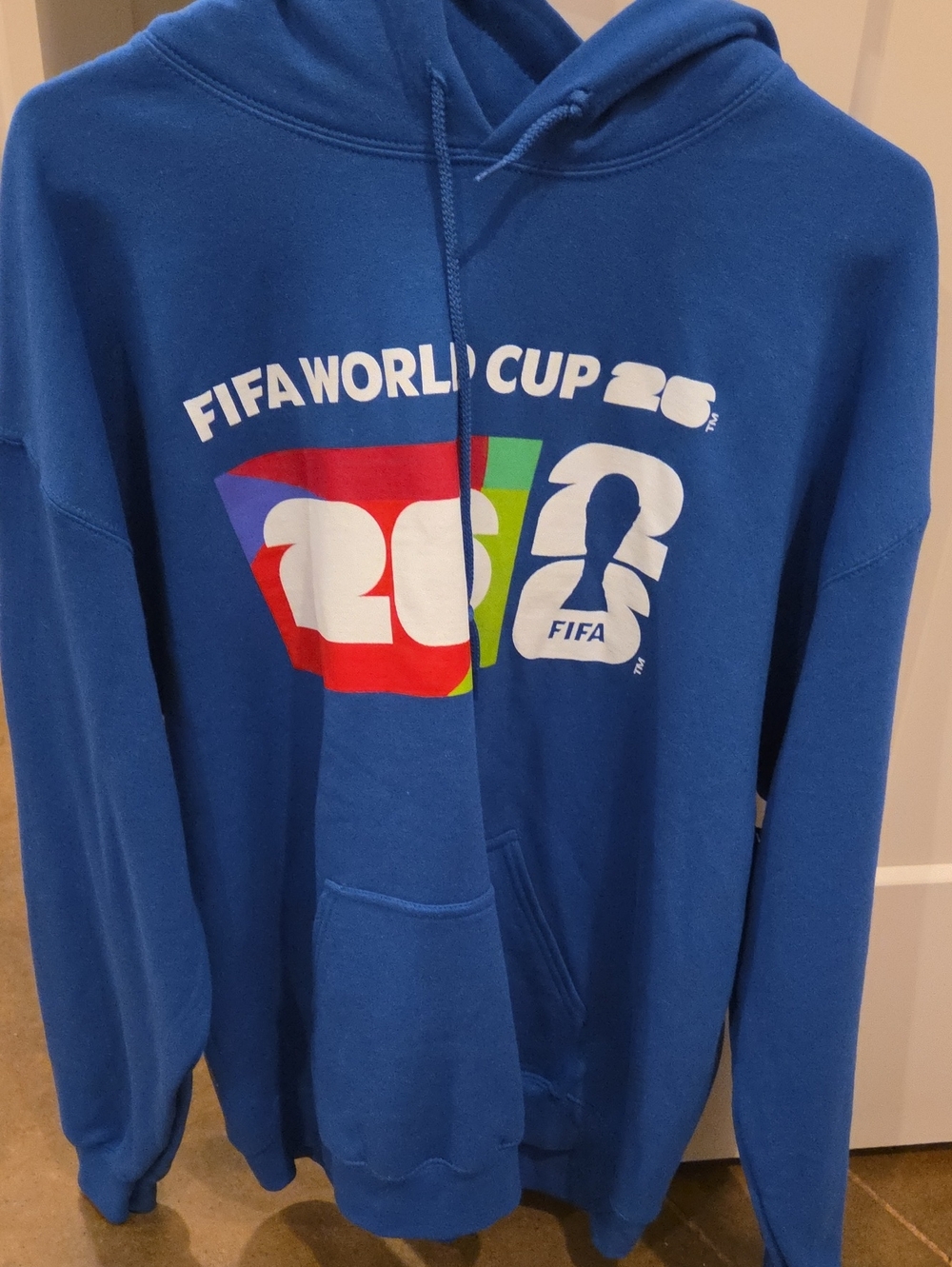 FIFA World Cup 2026 Blue Men's Zip-Up Hoodie